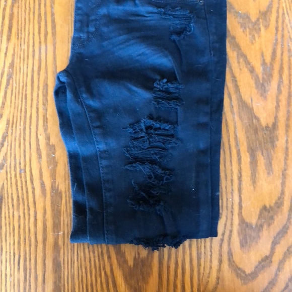 The Perfect Pair of Distressed Black Skinnies - Picture 2 of 3